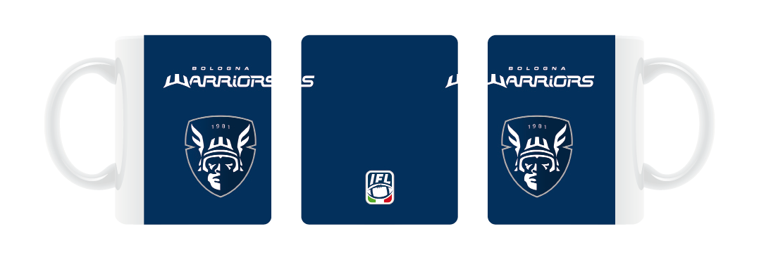 Tazza ufficiale warriors-bologna IFL — vista alternativa