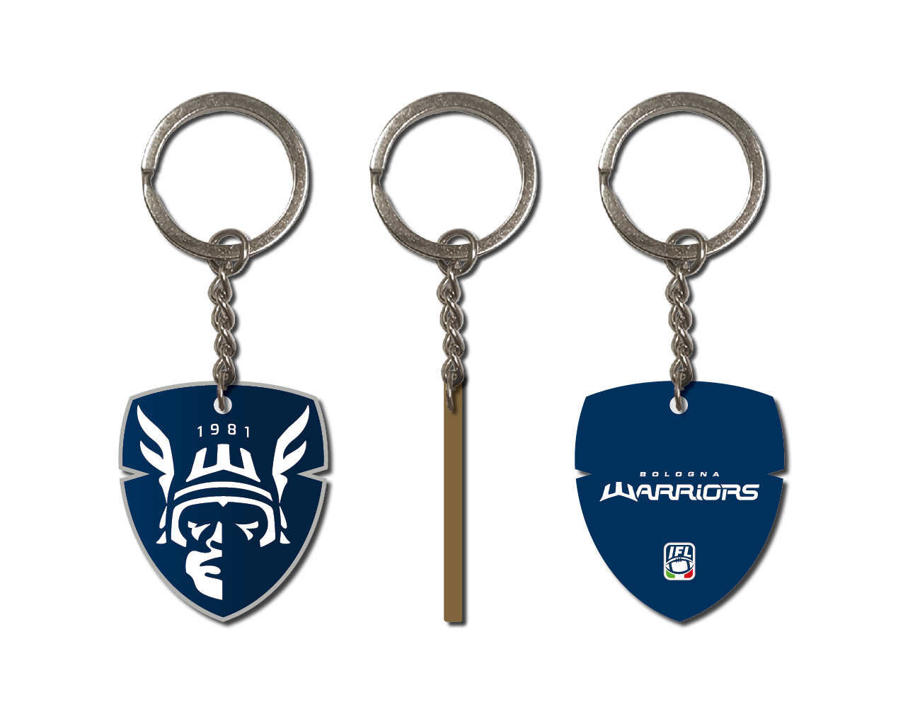 Portachiavi ufficiale warriors-bologna IFL — vista prodotto
