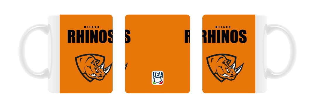 Tazza ufficiale rhinos-milano IFL — vista alternativa