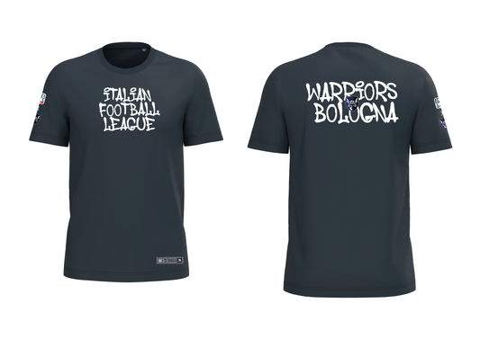 T-shirt ufficiale Warriors Bologna IFL 2026